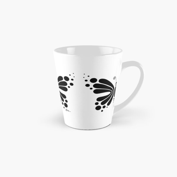 Hypnotic Butterfly B&W - Shee Vector Shape Tall Mug