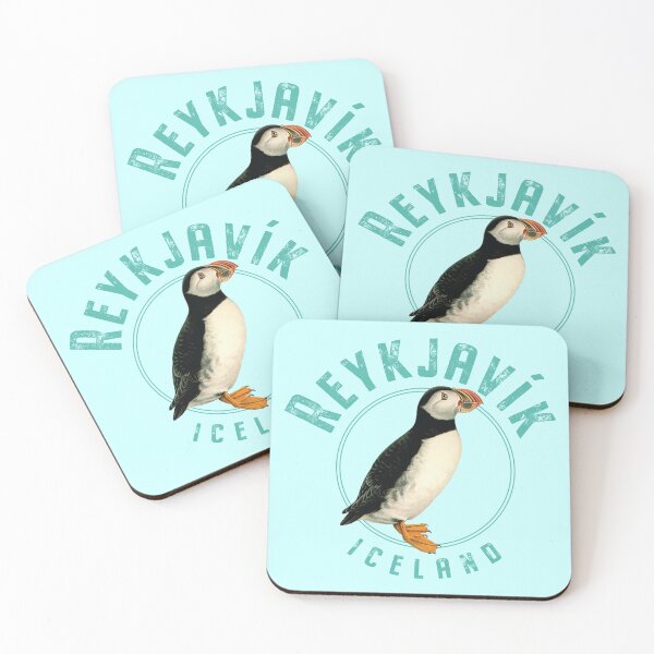 Item preview, Reykjavík Iceland Puffin Design designed and sold by Futurebeachbum.