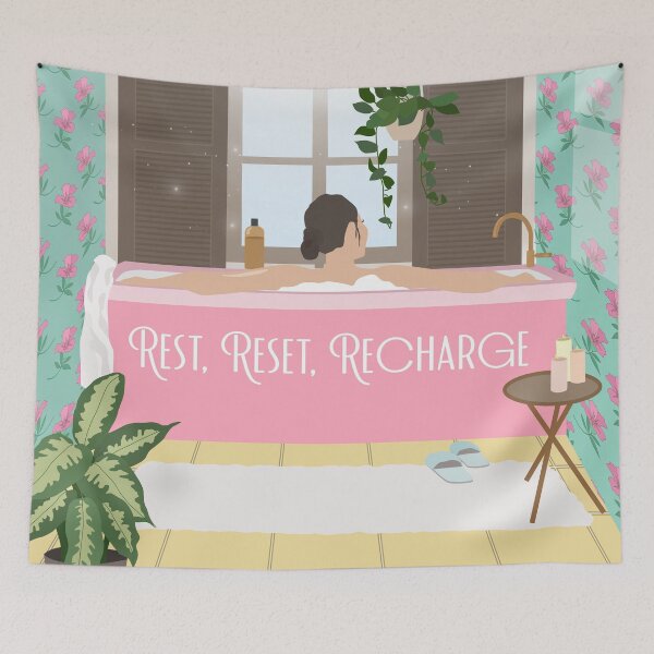 Item preview, Rest, Reset, Recharge Self Care  designed and sold by dailycake.