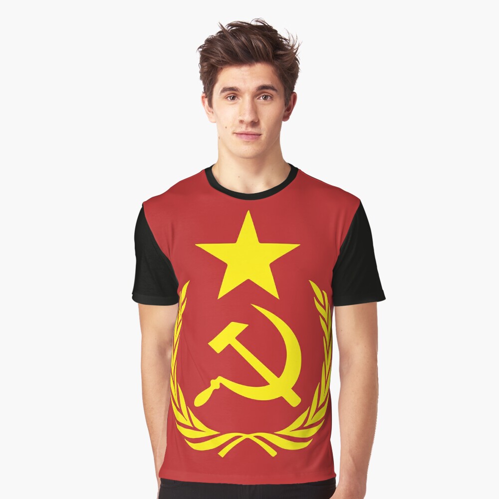 Communist Flag Shapes - Hammer & Sickle Socks for Sale by Chocodole