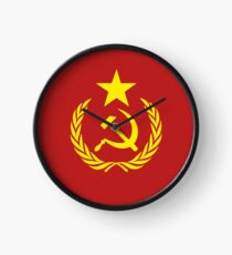 Communist Flag Clock