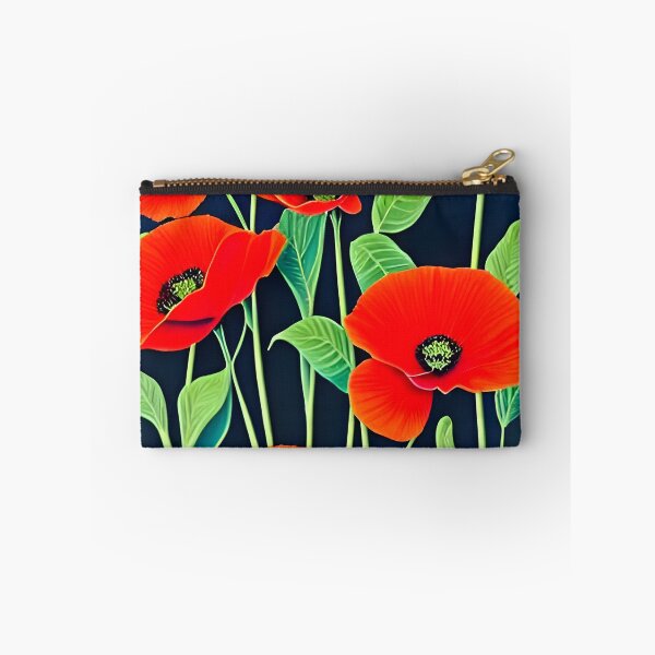 Item preview, Poppy print on a dark background designed and sold by scottanderson2.