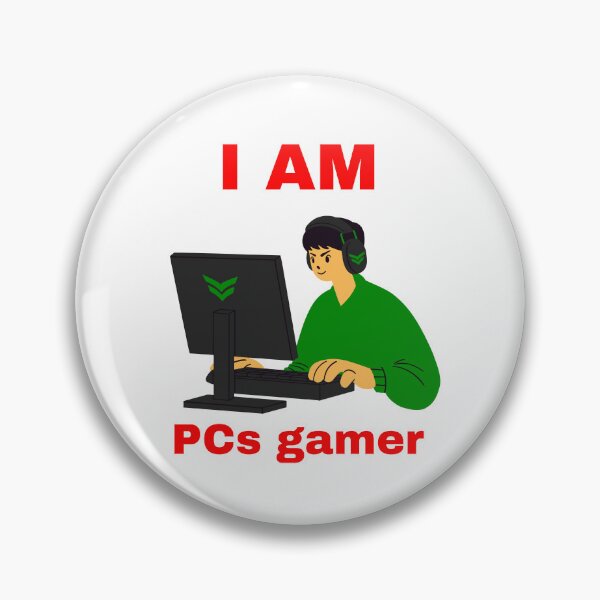 Item preview, I am PCs gamer designed and sold by Bart-Designs.
