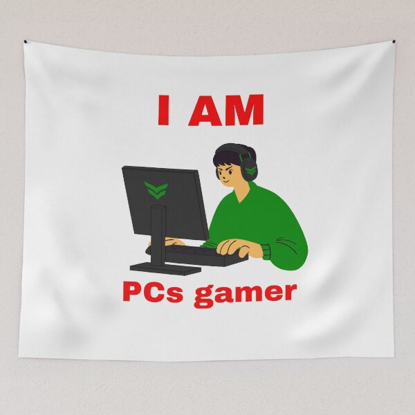 Item preview, I am PCs gamer designed and sold by Bart-Designs.
