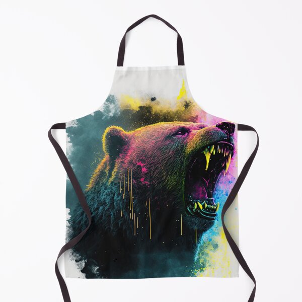 Item preview, neon bear designed and sold by raindigitalart.
