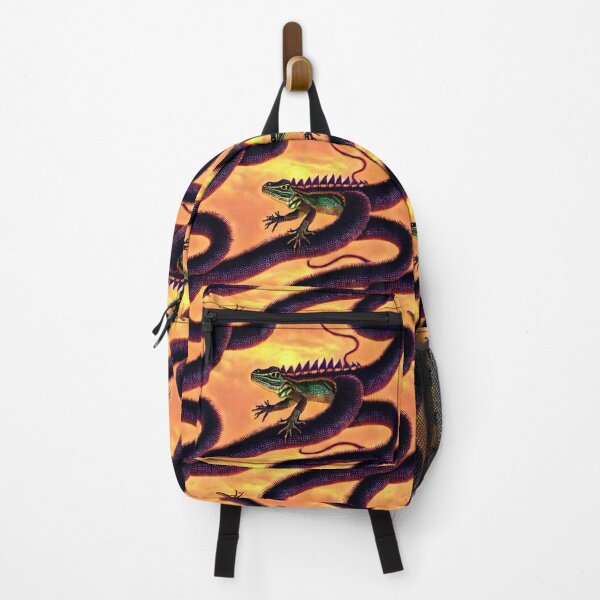 Item preview, Sunset Snake Iguana - Seamless Pattern designed and sold by Chubuter.