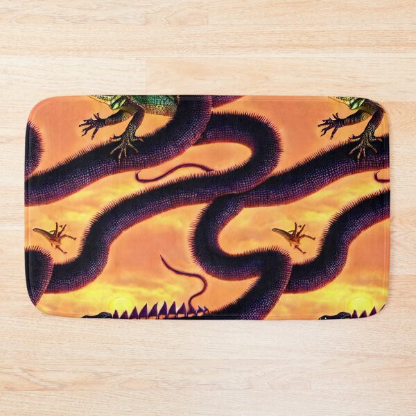 Item preview, Sunset Snake Iguana - Seamless Pattern designed and sold by Chubuter.