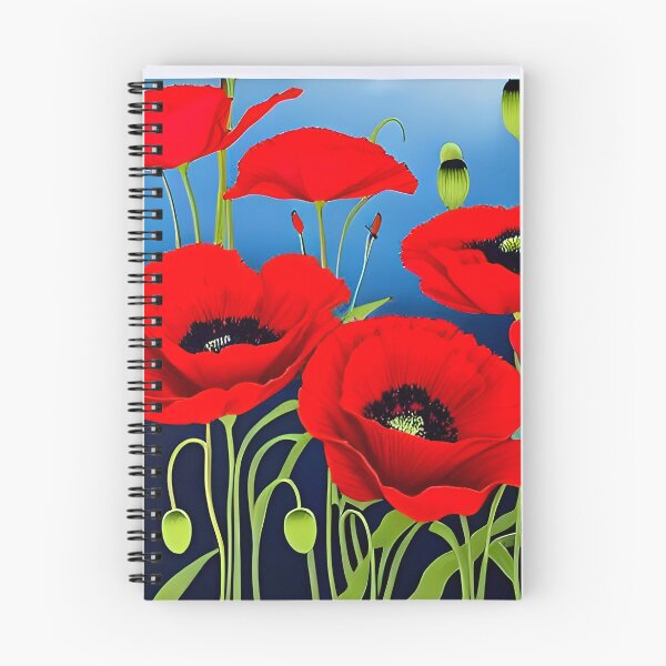 Item preview, Poppy flowers and seed heads designed and sold by scottanderson2.