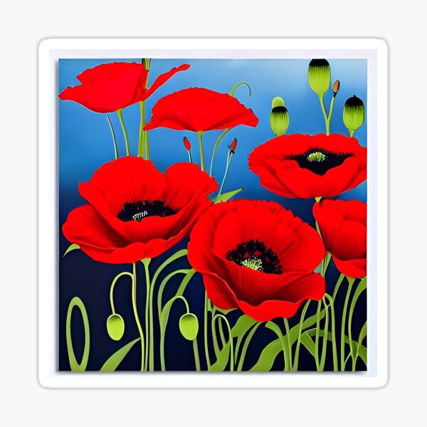 Item preview, Poppy flowers and seed heads designed and sold by scottanderson2.