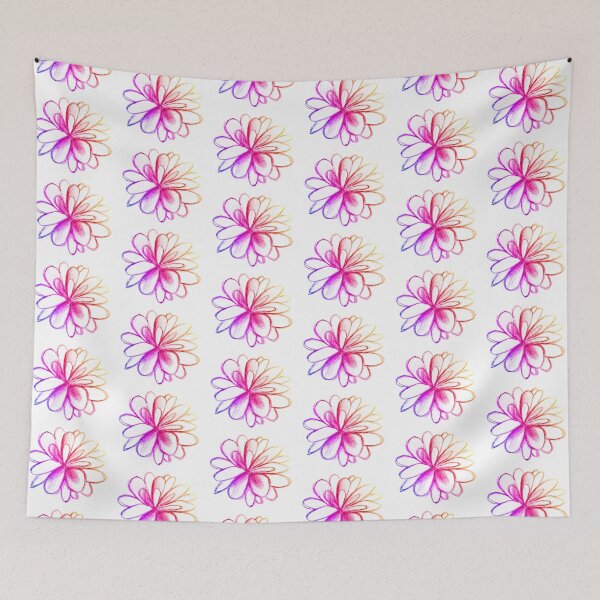 Item preview, Flower pen painting | Pen drawing colorful flower designed and sold by lausn.