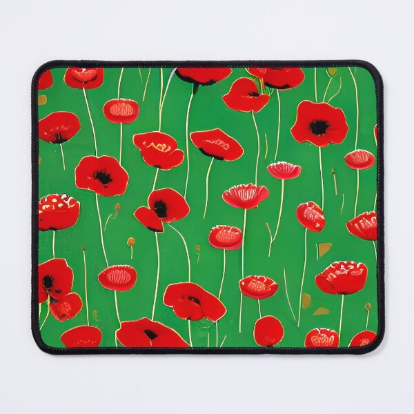 Item preview, Abstract poppy flowers designed and sold by scottanderson2.