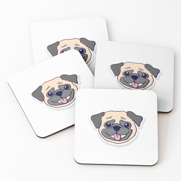 Item preview, Pug Dog with Shadow designed and sold by Nikknakks.