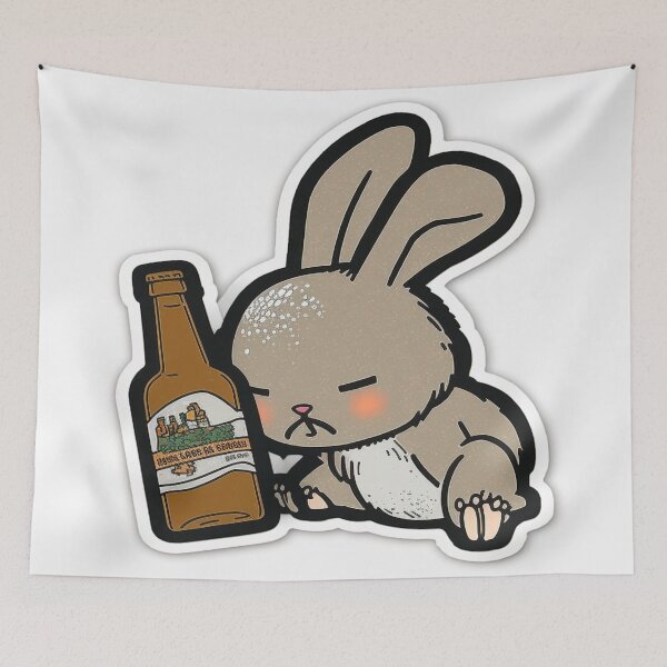 Item preview, drunken rabbit designed and sold by steveykh.