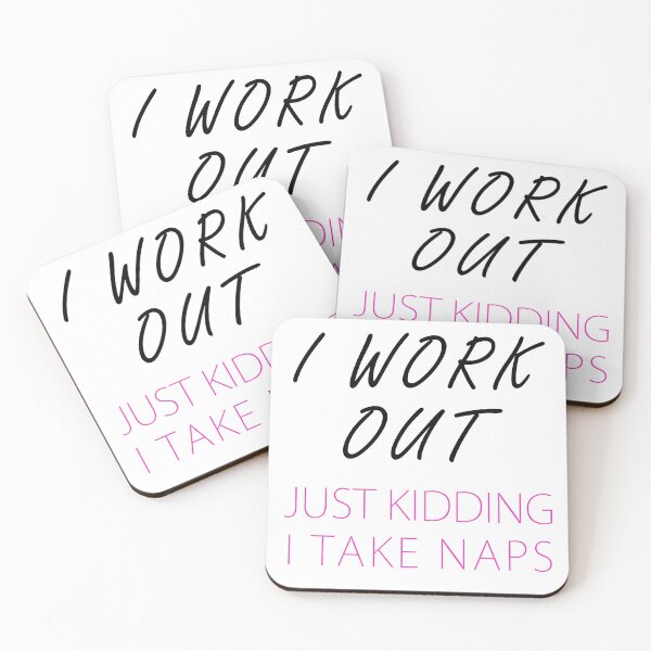 Item preview, I work out (just kidding, I take naps) designed and sold by Shirtnise.
