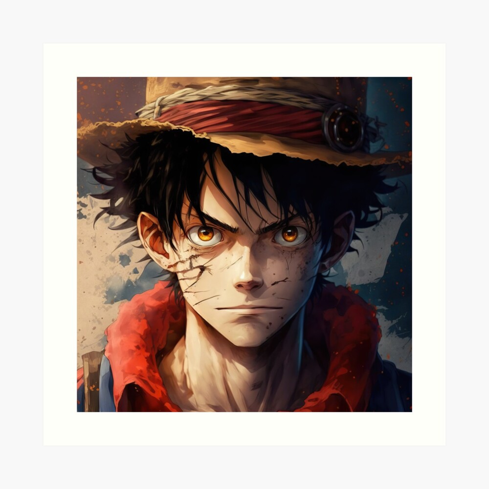 An anime-inspired artwork of one piece characters at sundown