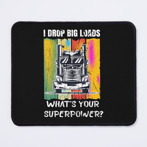 Item preview, Funny Trucker saying For Semi Truck Driver Lover I drop big loads retro vintage designed and sold by zemama.