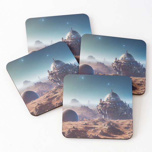 Item preview, This is a 3D illustration of a Stronghold on a fantasy planet designed and sold by DSAHART.