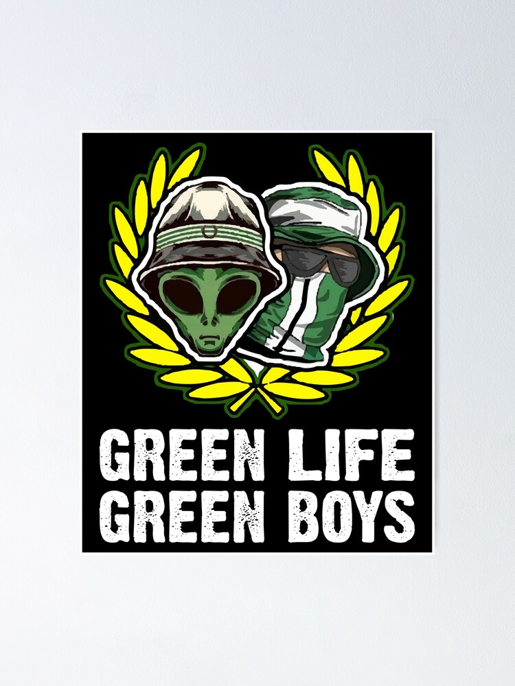 Casablanca, Ultras Green Boys, Curva Sud Poster for Sale by y4shiro