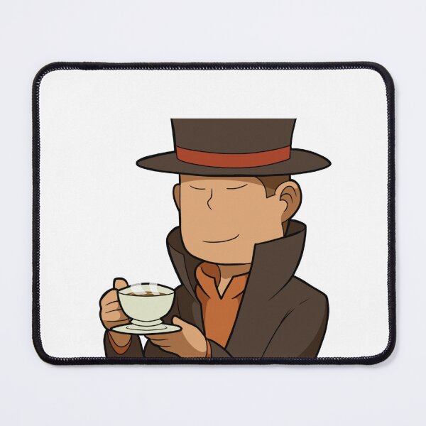 Item preview, Professor Layton drinking tea designed and sold by Wowmelowwshop.
