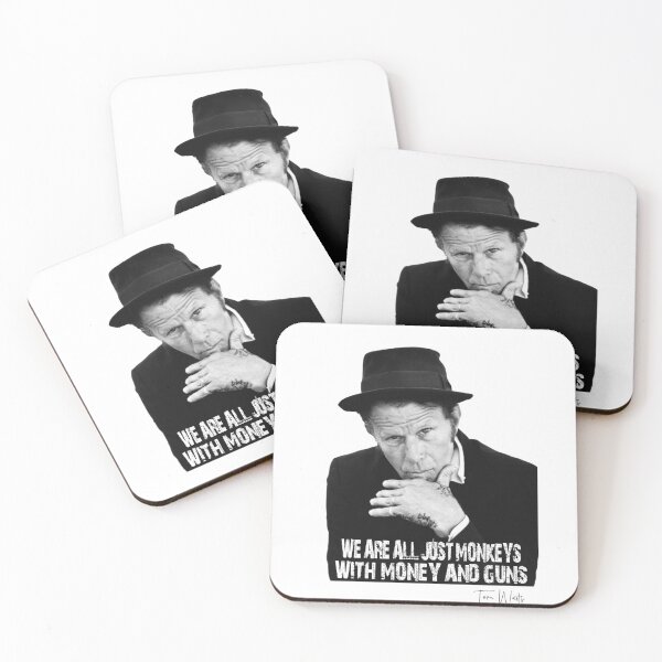 Item preview, Tom Waits - We are just Monkeys with money and guns designed and sold by jwebmarket.