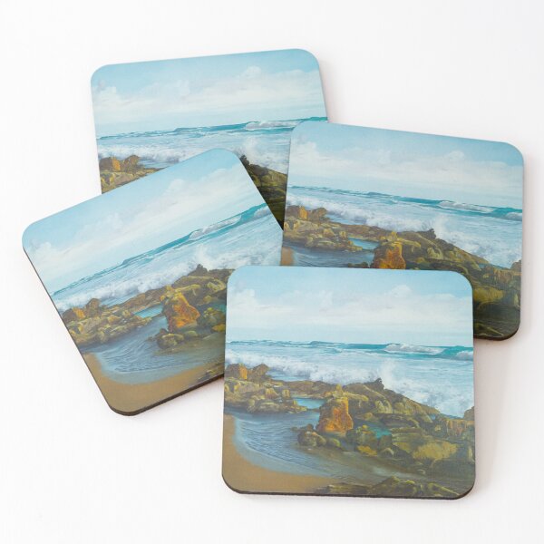 Item preview, Chalky Mount Beach #1 designed and sold by mikemcchleryart.
