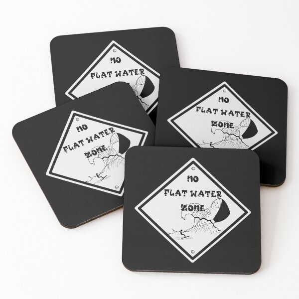 Item preview, No Flat Water Zone. Kitesurfing an Waves. designed and sold by LifeofWindy.