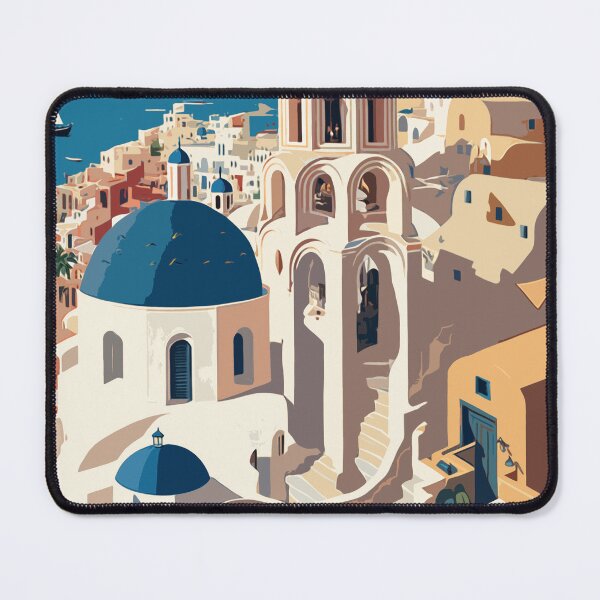 Item preview, Cartoon Santorini designed and sold by BoukdeRoeck.