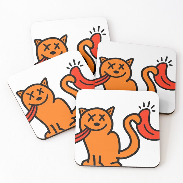 Item preview, Self-grooming cat designed and sold by bitpopart.