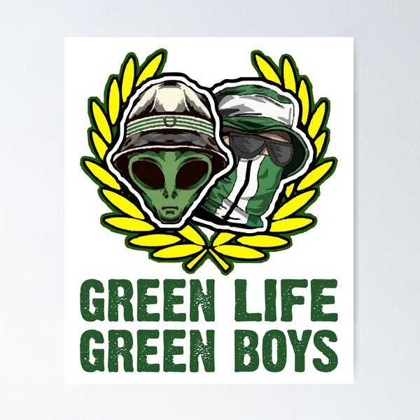 Casablanca, Ultras Green Boys, Curva Sud Poster for Sale by y4shiro