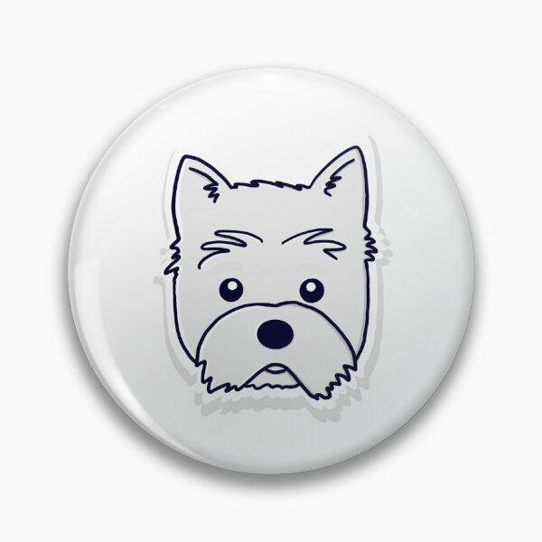 Item preview, Westie Dog with Shadow designed and sold by Nikknakks.