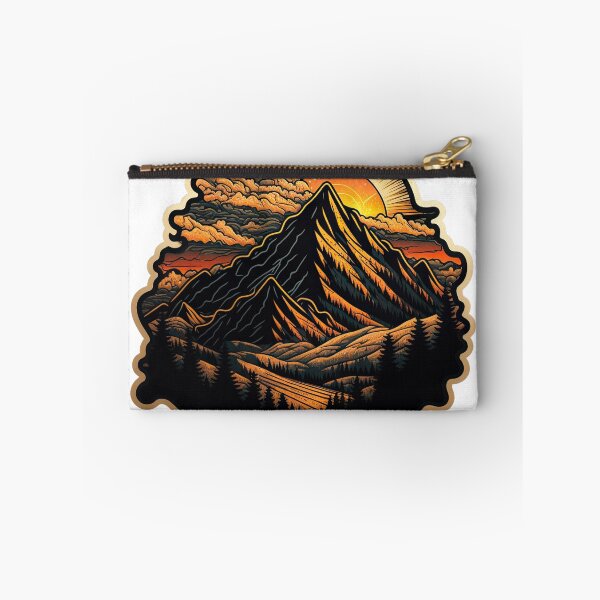 Item preview, Sticker Mountain Beautiful Sunset Art designed and sold by Damian Sobczyk.