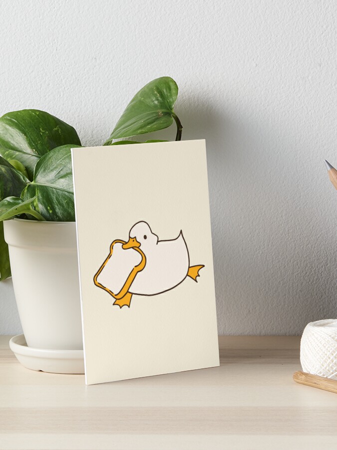 Paper Duck Art Board Print for Sale by zairse