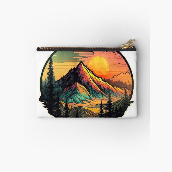 Item preview, Sticker Mountain Beautiful Sunset Art designed and sold by Damian Sobczyk.