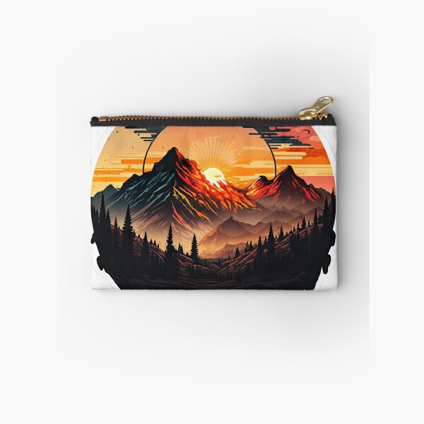 Item preview, Sticker Mountain Beautiful Sunset Art designed and sold by Damian Sobczyk.