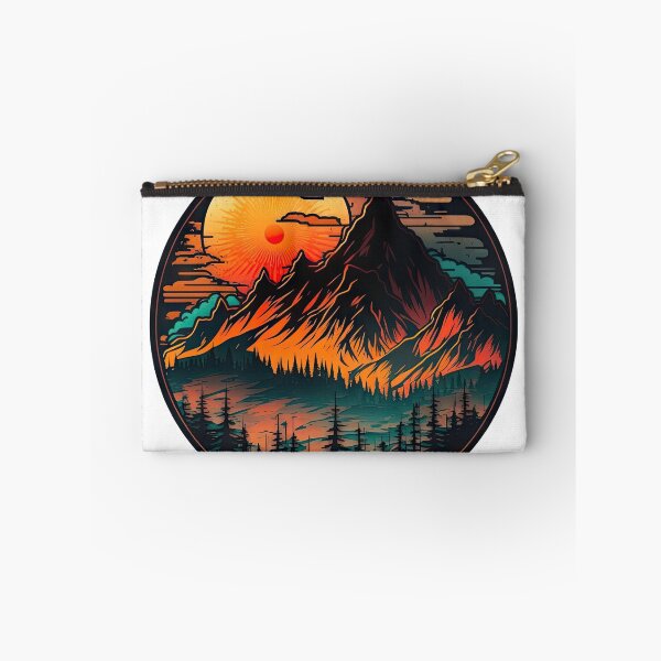 Item preview, Sticker Mountain Beautiful Sunset Art designed and sold by Damian Sobczyk.