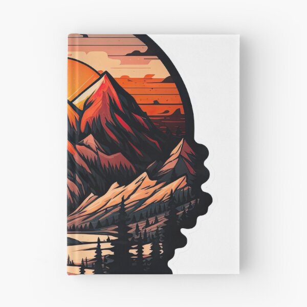 Item preview, Sticker Mountain Beautiful Sunset Art designed and sold by Damian Sobczyk.