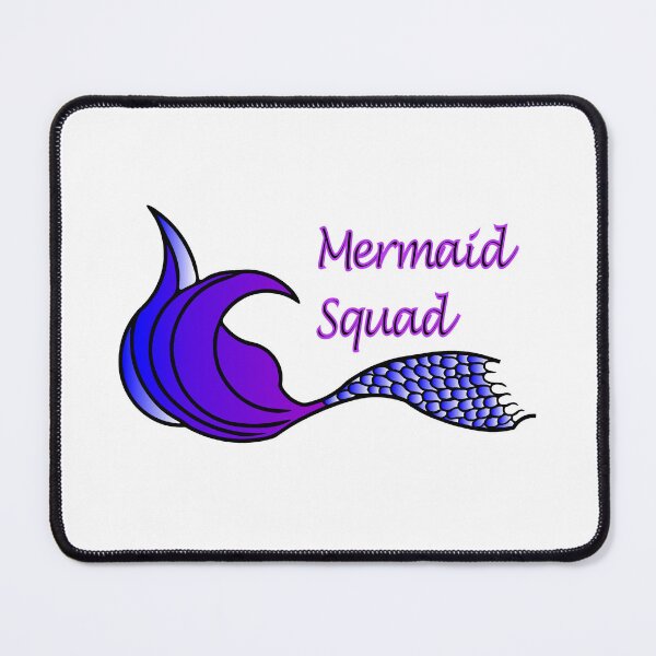 Item preview, Mermaid Squad & Purple Mermaid Tail designed and sold by SunnyDazDesign.