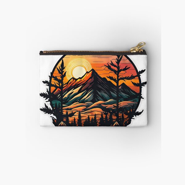 Item preview, Sticker Mountain Beautiful Sunset Art designed and sold by Damian Sobczyk.