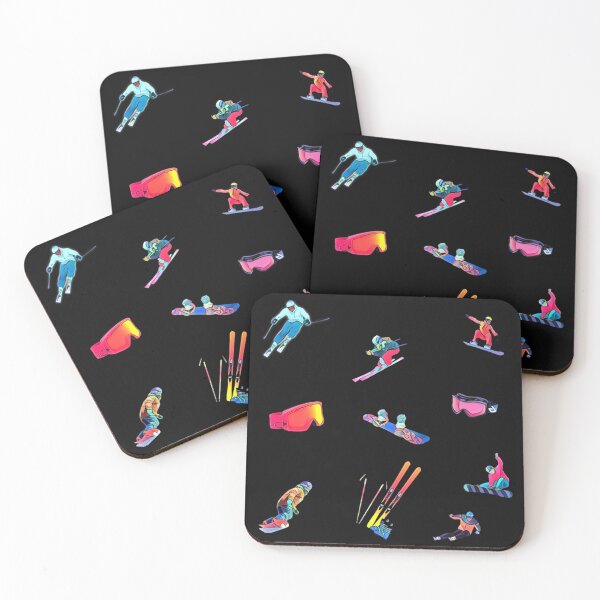 Item preview, Sking and Snowboarding Addiction Pattern- Stickers Socks and More designed and sold by Dude  Stuff.
