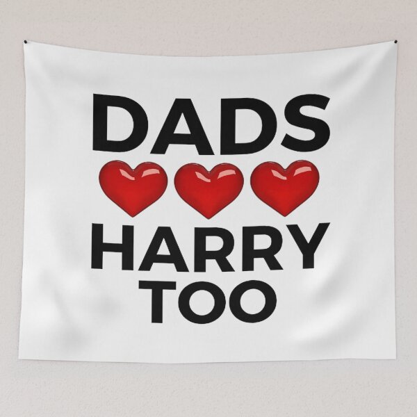 Item preview, DADS LOVE HARRY TOO STICKER designed and sold by mystylecorner.