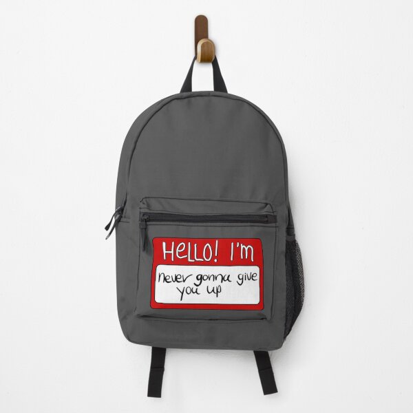 Item preview, Hello i'm never gonne give you up RickRoll nametag designed and sold by Gwebbel.
