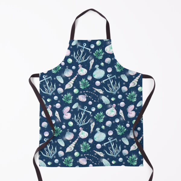 Item preview, Mermaid / sea witch aesthetic pattern /dark background designed and sold by Carrot Faery Art.