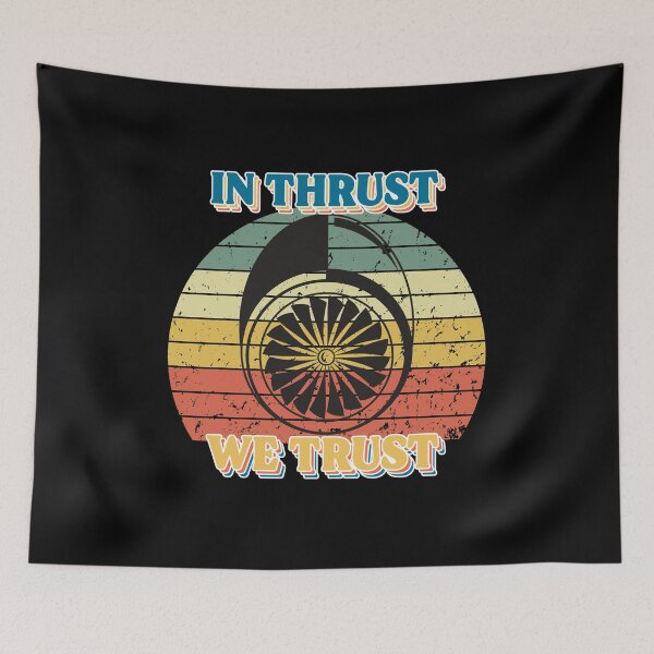 Item preview, In Thrust We Trust Jet Engine Aviation designed and sold by SpicyAviator.