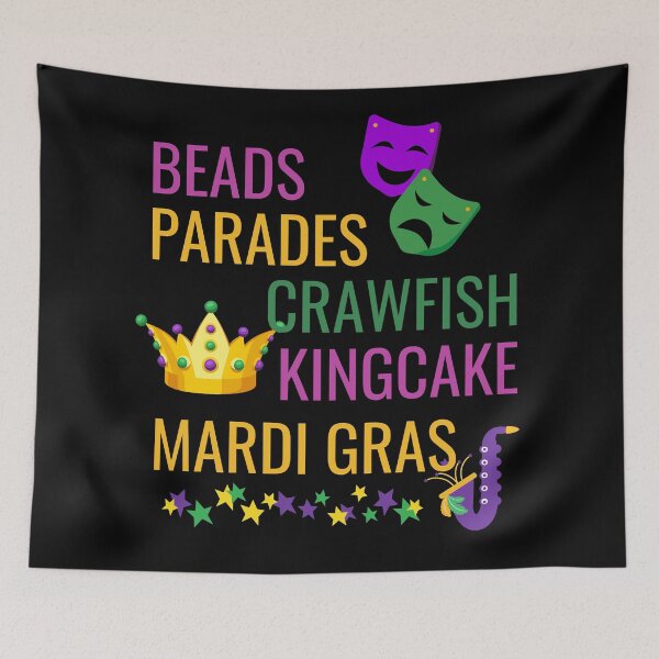 Item preview, Beads Parades Crawfish Kingcake, Mardi gras parade designed and sold by Escapene.