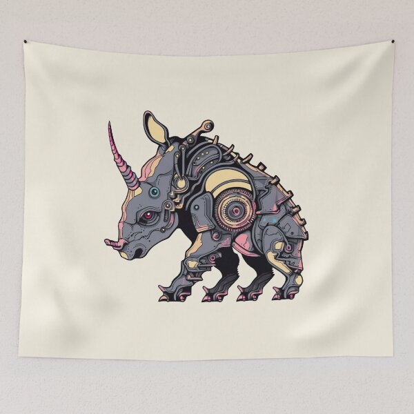 Item preview, Cyborg Rhino designed and sold by SerhiiArt.