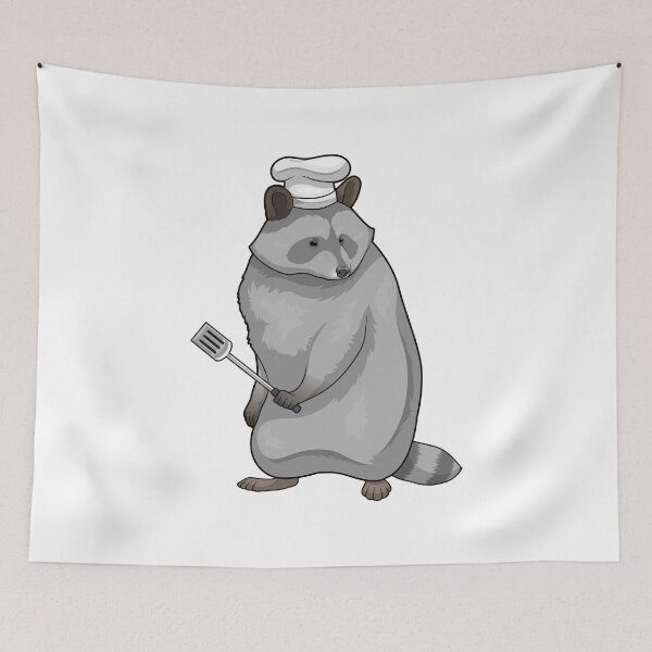 Item preview, Racoon Cook Chef hat designed and sold by Snabdesign84.