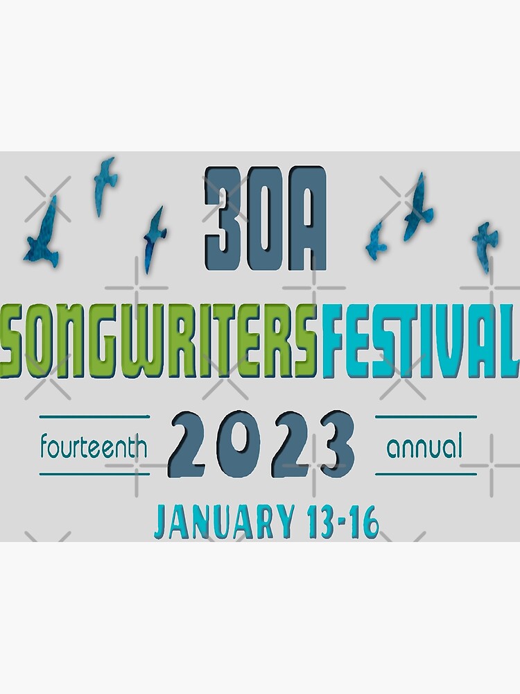 30a-songwriters-festival-2023-poster-for-sale-by-festmerch-redbubble