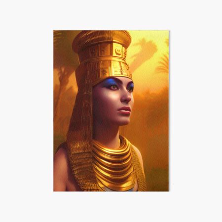 QUEEN CLEOPATRA AND PTOLEMY XIV | Art Board Print