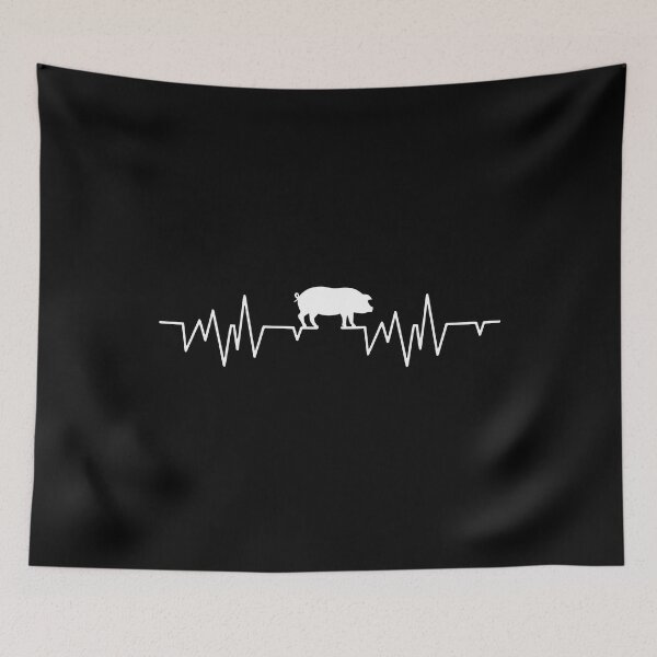 Item preview, Pig Heartbeat - Funny Pig Lovers Gift designed and sold by Creative Angel.