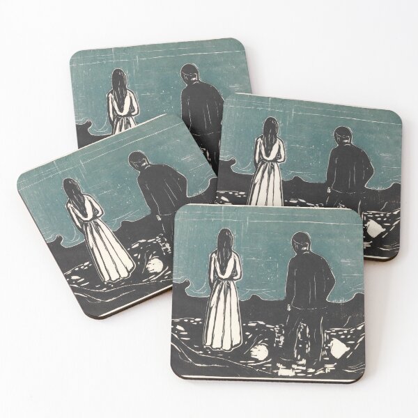 Item preview, The Lonely Ones by Edvard Munch, 1899 designed and sold by Vintage Wall Art.